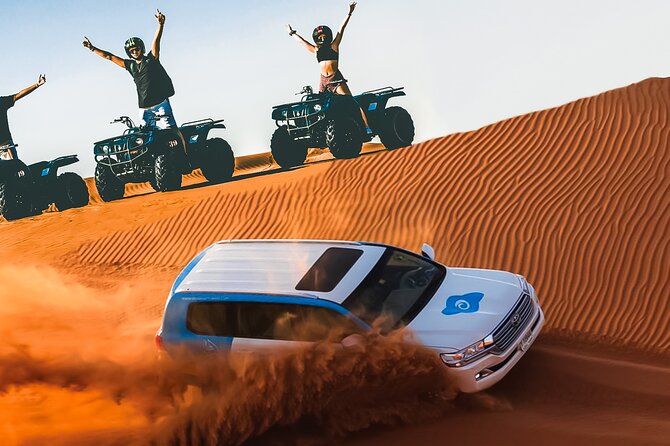 Half-Day Desert Safari, Sand Boarding, Camels, Quad Bike & Refreshments