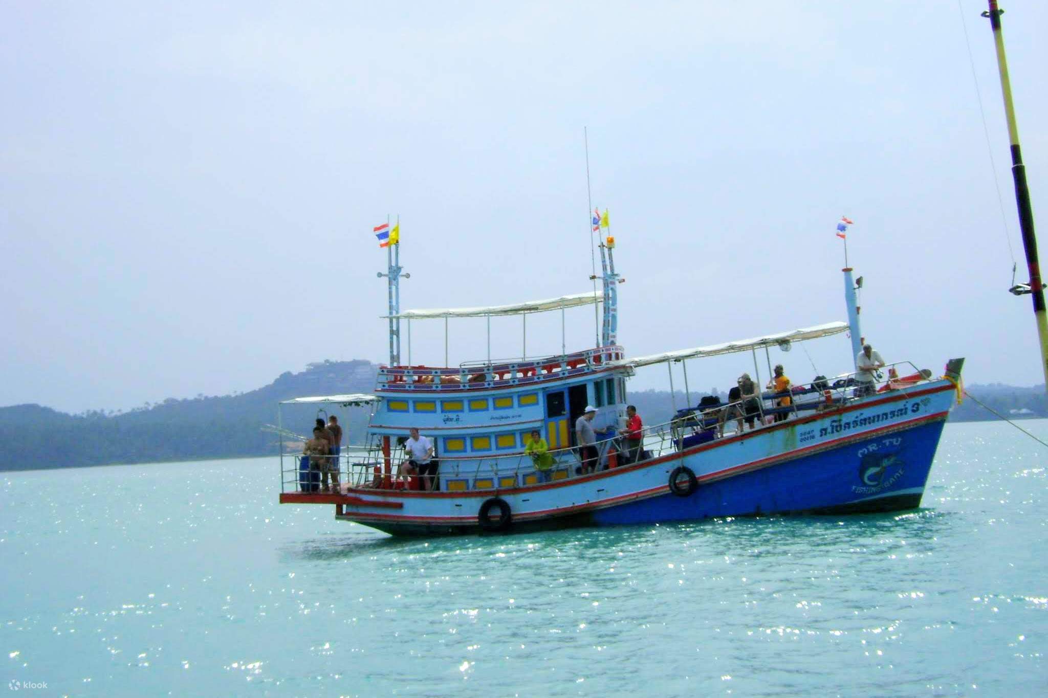 Fishing trip Wooden boat